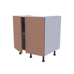 Meuble bas evier 2 portes - larg. 80cm - Haut. 85cm (pieds inclus)