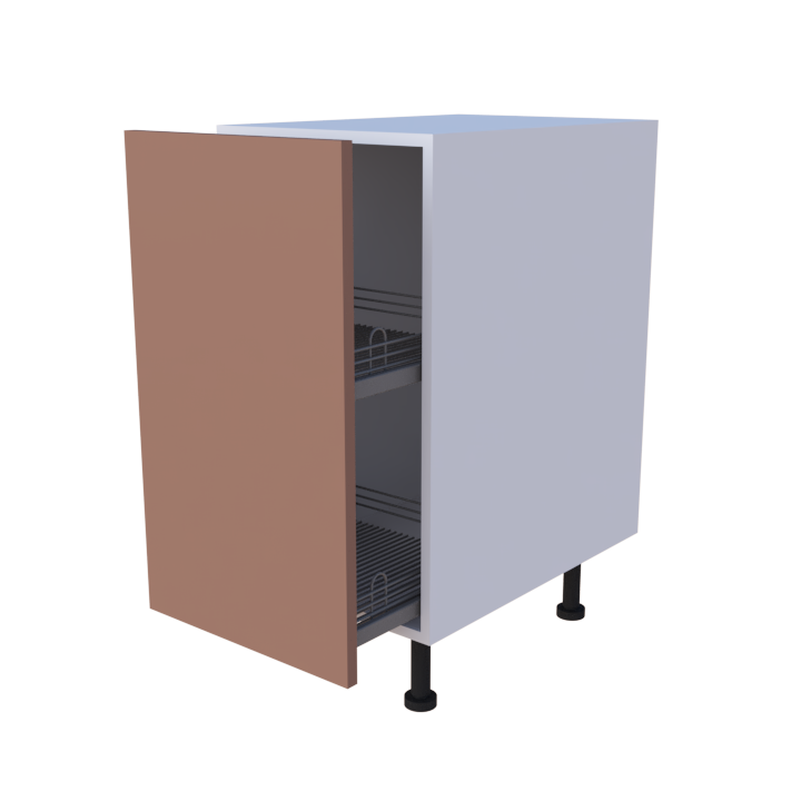 Meuble bas épicier - larg. 40cm - Haut. 85cm (pieds inclus)