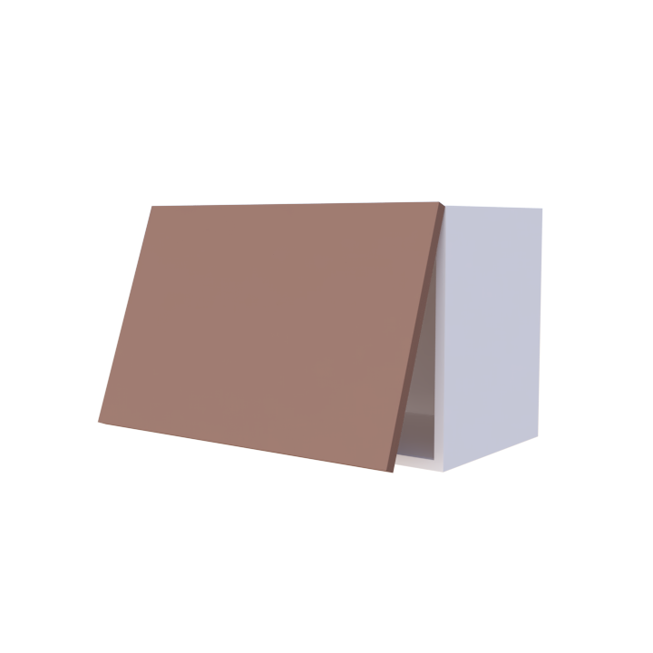 Meuble haut abattant 1 porte - Larg. 60cm - Haut. 40cm