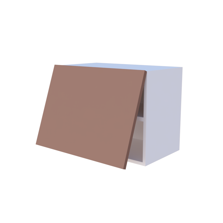 Meuble haut abattant 1 porte - Larg. 60cm - Haut. 45cm