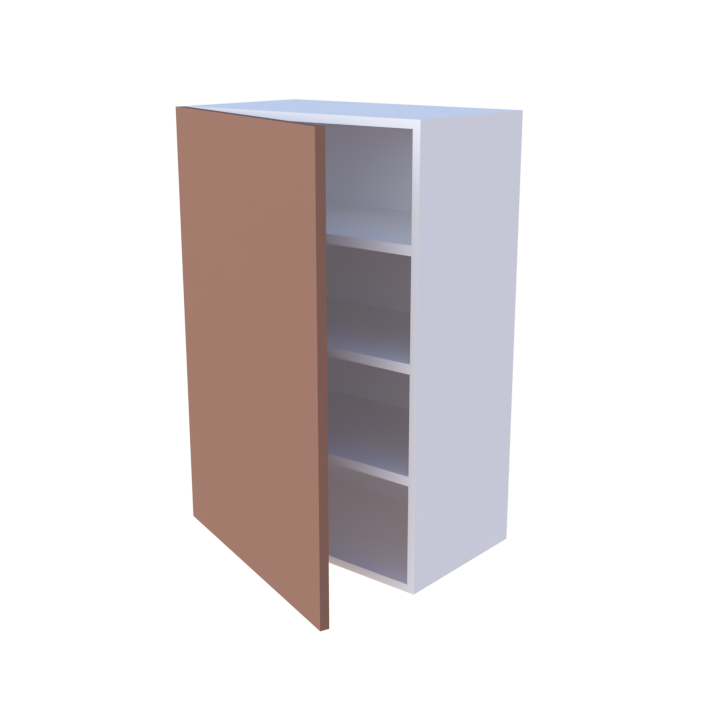 Meuble haut 1 porte pour hotte escamotable - Larg. 60cm - Haut. 90cm