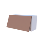 Meuble haut abattant 1 porte - Larg. 90cm - Haut. 45cm