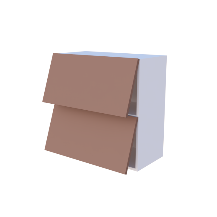 Meuble haut abattant 2 portes - Larg. 70cm - Haut. 70cm