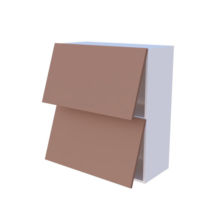 Meuble haut abattant 2 portes - Larg. 80cm - Haut. 90cm