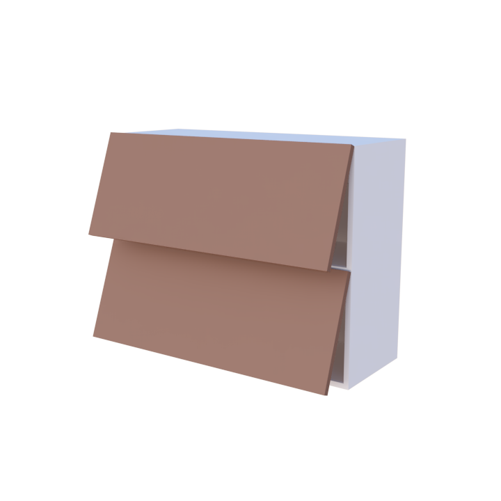 Meuble haut abattant 2 portes - Larg. 90cm - Haut. 70cm