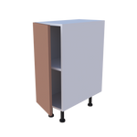 Meuble bas de rangement 1 porte - larg. 30 cm - Haut. 85cm (pieds inclus)