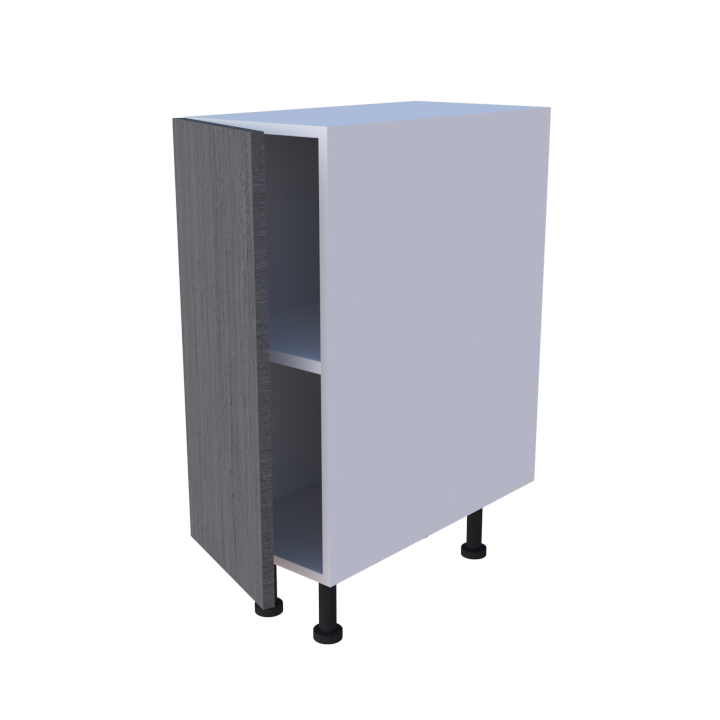 Meuble bas de rangement 1 porte - larg. 30 cm - Haut. 85cm (pieds inclus)