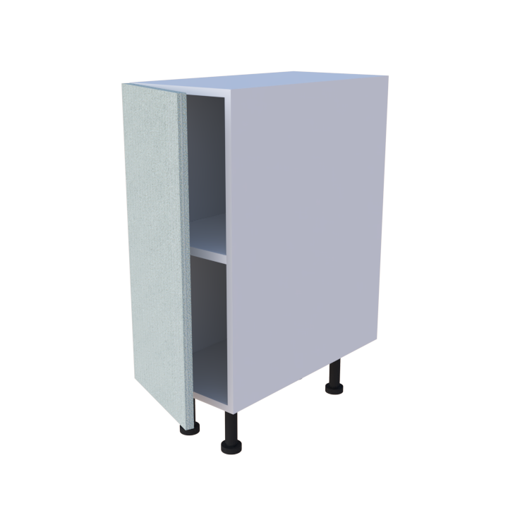 Meuble bas de rangement 1 porte - larg. 30 cm - Haut. 85cm (pieds inclus)