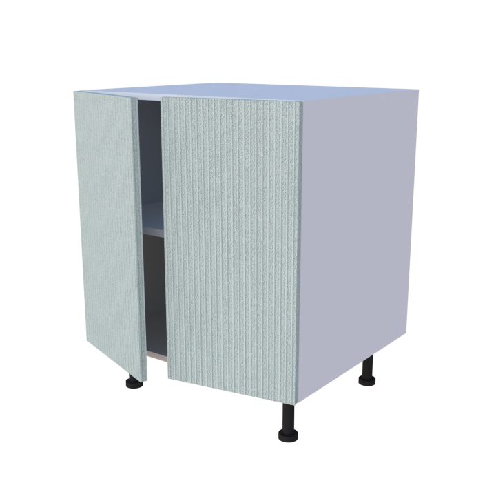 Meuble bas de rangement 2 portes - larg. 70 cm - Haut. 85cm (pieds inclus)