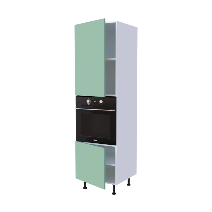 Colonne Four + 2 portes - Larg. 60cm - Haut. 215cm (pieds inclus)