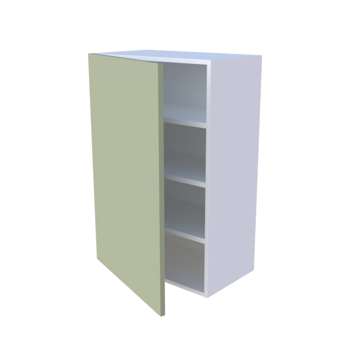 Meuble haut 1 porte pour hotte escamotable - Larg. 60cm - Haut. 90cm
