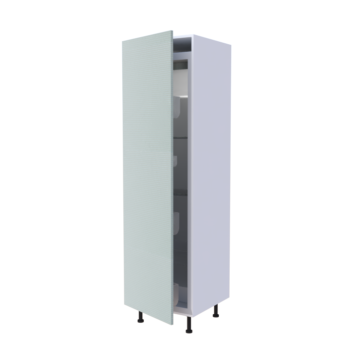 Colonne réfrigérateur 1 porte - Larg. 60cm - Haut. 215cm (pieds inclus)