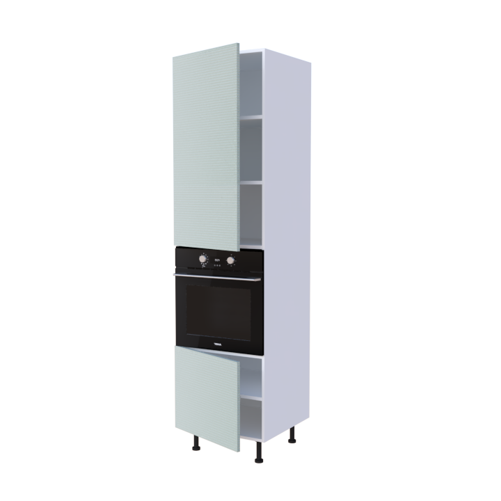 Colonne Four + 2 portes - Larg. 60cm - Haut. 235cm (pieds inclus)