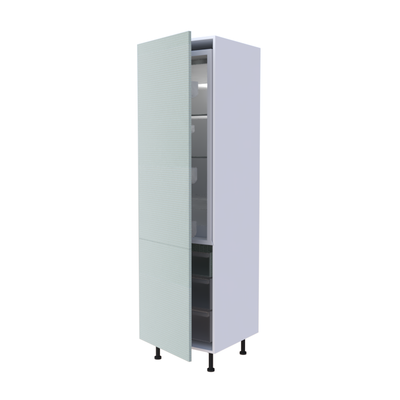Colonne réfrigérateur 2 portes - Larg. 60cm - Haut. 215cm (pieds inclus)