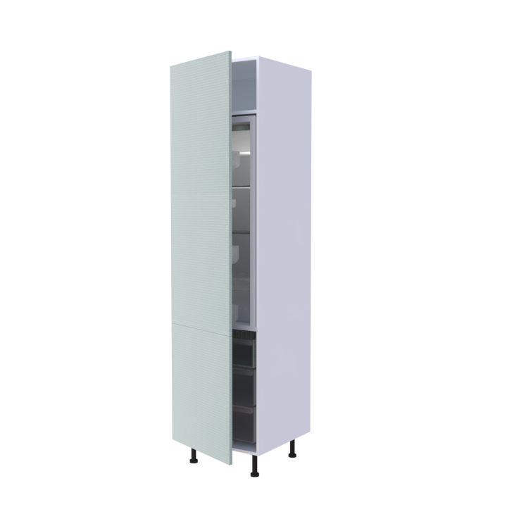 Colonne réfrigérateur 2 portes - Larg. 60cm - Haut. 235cm (pieds inclus)