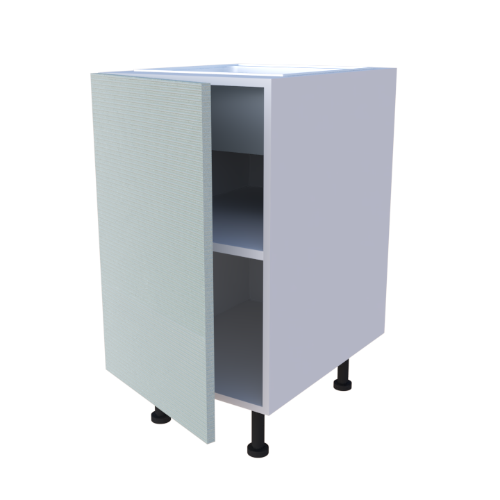 Meuble bas evier 1 porte - larg. 50cm - Haut. 85cm (pieds inclus)
