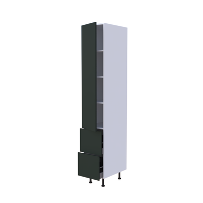 Colonne 1 porte + 2 casseroliers - Larg. 40cm - Haut. 235cm (pieds inclus)