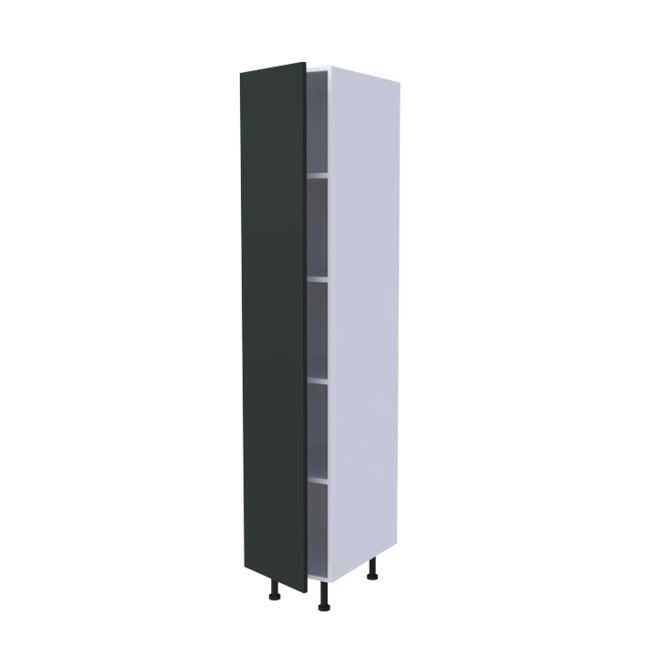 Colonne 1 porte étagères intérieures - Larg. 40cm - Haut. 215cm (pieds inclus)