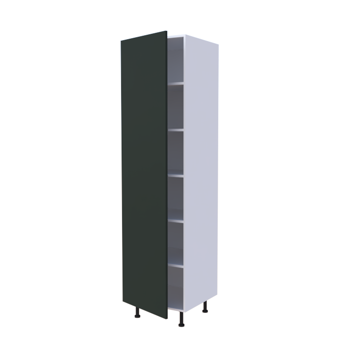 Colonne 1 porte étagères intérieures - Larg. 60cm - Haut. 235cm (pieds inclus)