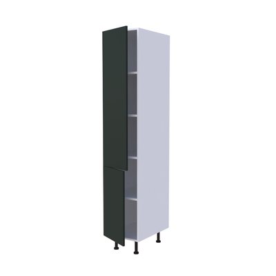 Colonne 2 portes étagères intérieures - Larg. 40cm - Haut. 215cm (pieds inclus)