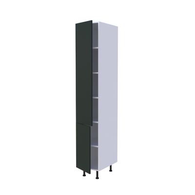Colonne 2 portes étagères intérieures - Larg. 40cm - Haut. 235cm (pieds inclus)