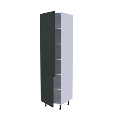 Colonne 2 portes étagères intérieures - Larg. 60cm - Haut. 235cm (pieds inclus)