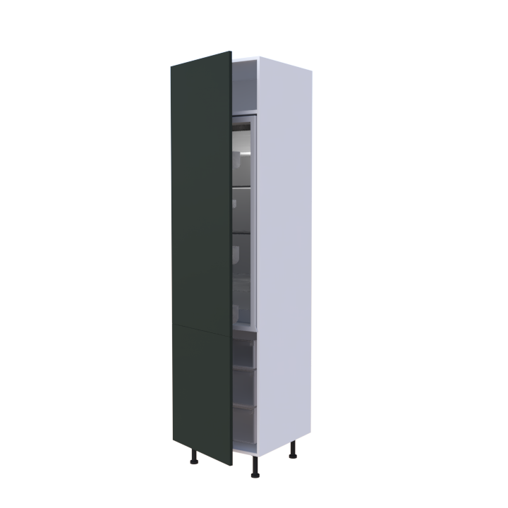 Colonne réfrigérateur 2 portes - Larg. 60cm - Haut. 235cm (pieds inclus)