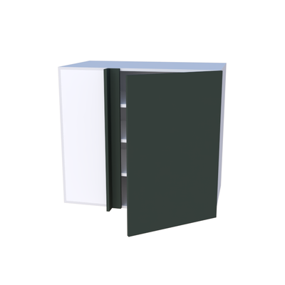 Meuble haut d'angle gauche 1 porte - hauteur 90cm