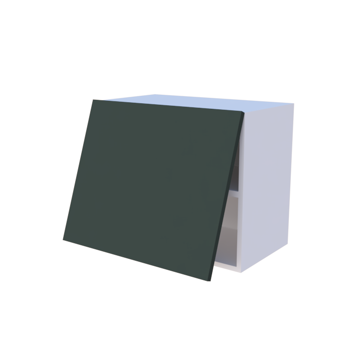 Meuble haut abattant 1 porte - Larg. 60cm - Haut. 50cm