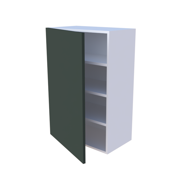 Meuble haut 1 porte pour hotte escamotable - Larg. 60cm - Haut. 90cm