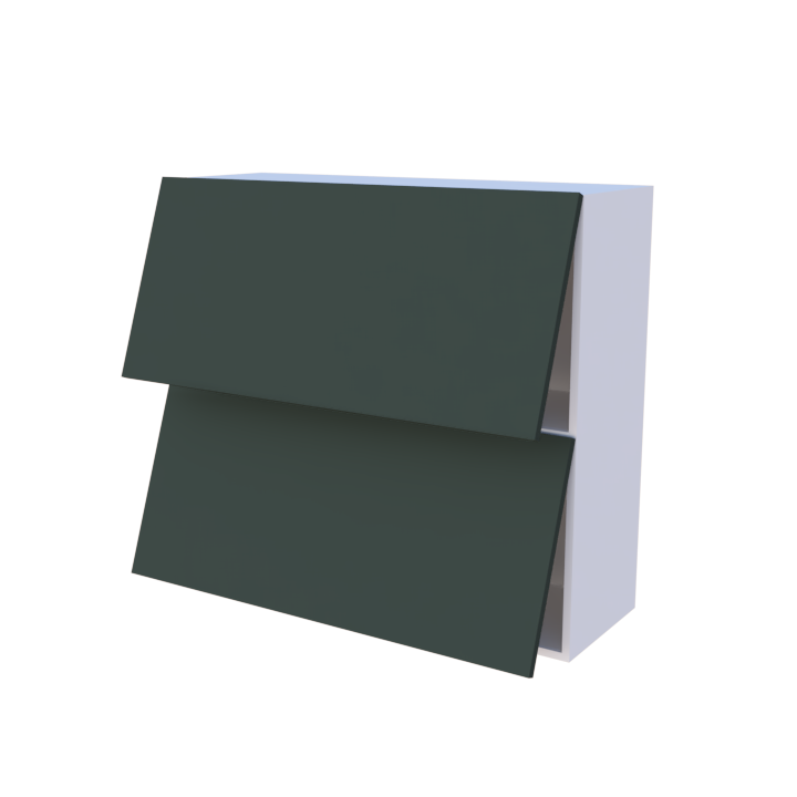 Meuble haut abattant 2 portes - Larg. 100cm - Haut. 90cm