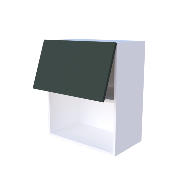 Meuble haut abattant 1 porte micro onde - Larg. 60cm - Haut. 70cm