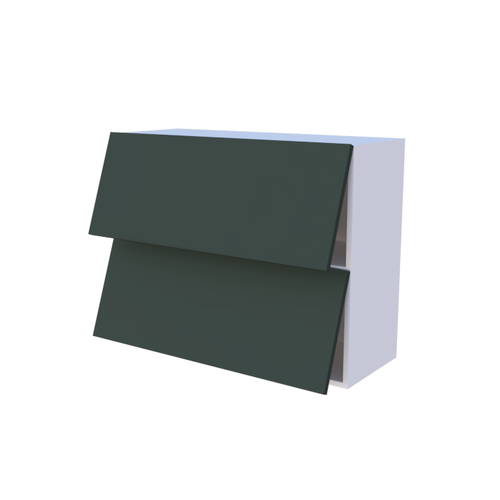 Meuble haut abattant 2 portes - Larg. 90cm - Haut. 70cm