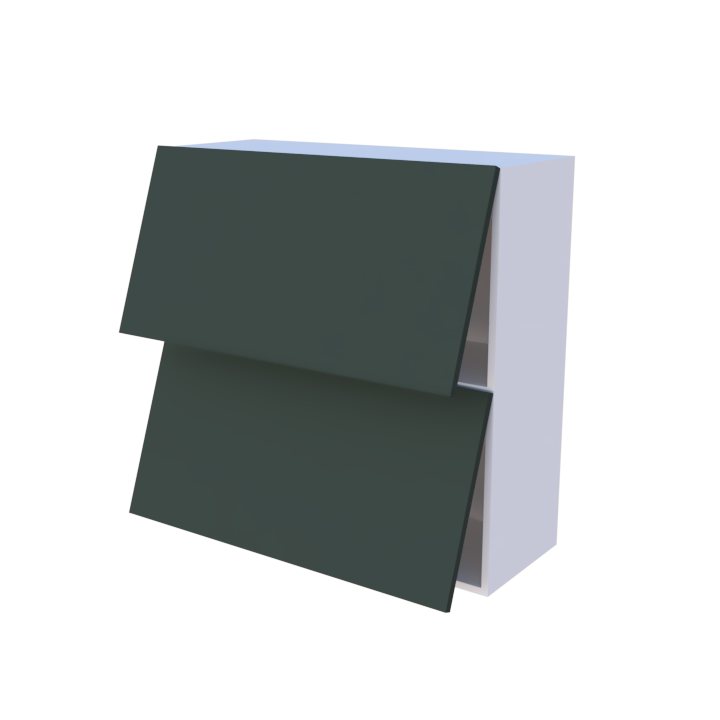 Meuble haut abattant 2 portes - Larg. 90cm - Haut. 90cm
