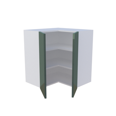 Meuble haut d'angle 2 portes - 70cm