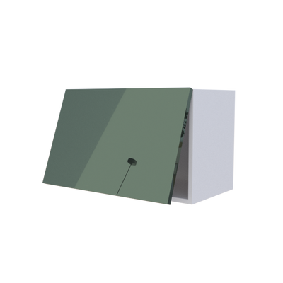 Meuble haut abattant 1 porte - Larg. 60cm - Haut. 40cm