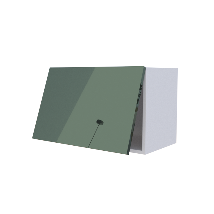 Meuble haut abattant 1 porte - Larg. 60cm - Haut. 40cm