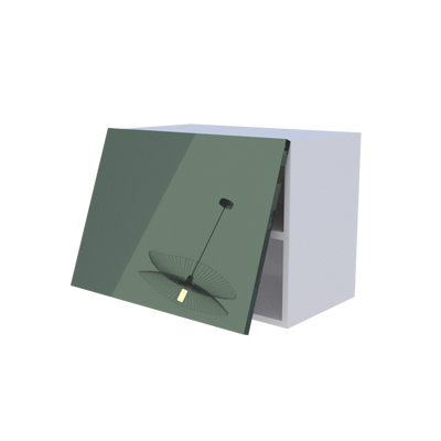 Meuble haut abattant 1 porte - Larg. 60cm - Haut. 45cm