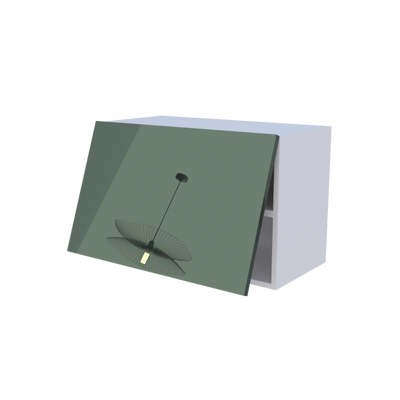 Meuble haut abattant 1 porte - Larg. 70cm - Haut. 45cm