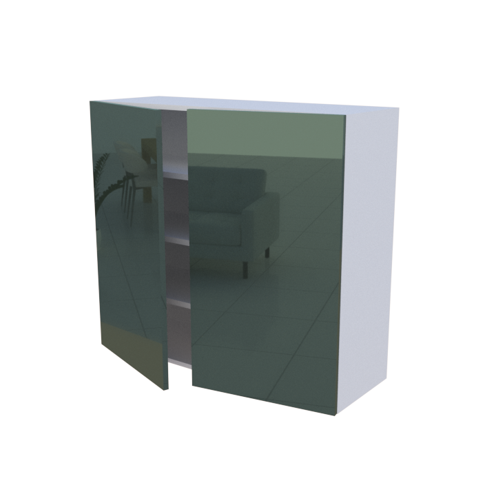 Meuble haut 2 portes - Larg. 100cm - Haut. 90cm
