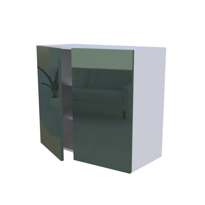 Meuble haut 2 portes - Larg. 80cm - Haut. 70cm