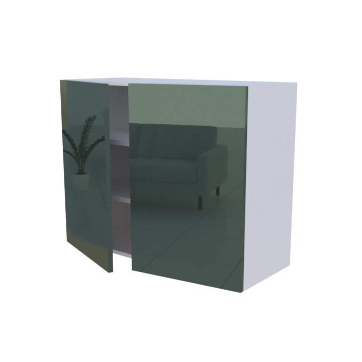 Meuble haut 2 portes - Larg. 90cm - Haut. 70cm