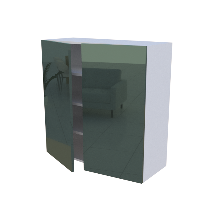 Meuble haut 2 portes - Larg. 90cm - Haut. 90cm