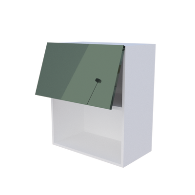 Meuble haut abattant 1 porte micro onde - Larg. 60cm - Haut. 70cm