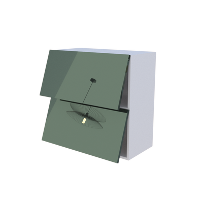 Meuble haut abattant 2 portes - Larg. 70cm - Haut. 70cm