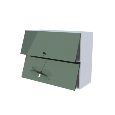 Meuble haut abattant 2 portes - Larg. 90cm - Haut. 70cm