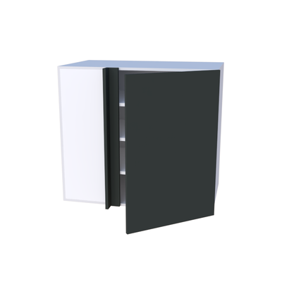 Meuble haut d'angle gauche 1 porte - hauteur 90cm
