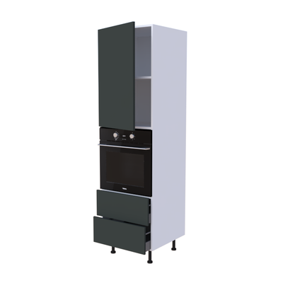 Colonne Four + 2 casseroliers + 1 porte battante - Larg. 60cm - Haut. 215cm (pieds inclus)