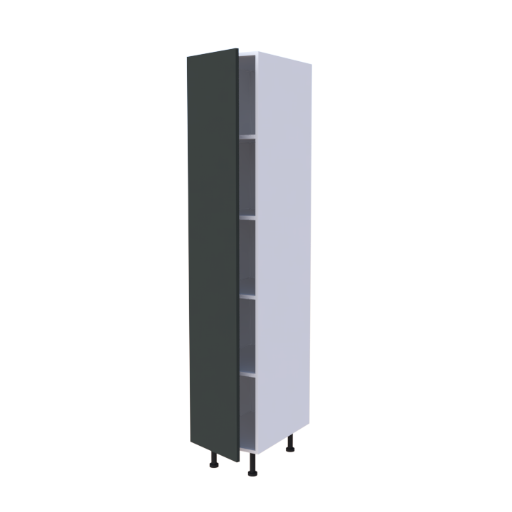 Colonne 1 porte étagères intérieures - Larg. 40cm - Haut. 215cm (pieds inclus)