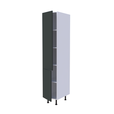 Colonne 2 portes étagères intérieures - Larg. 40cm - Haut. 215cm (pieds inclus)